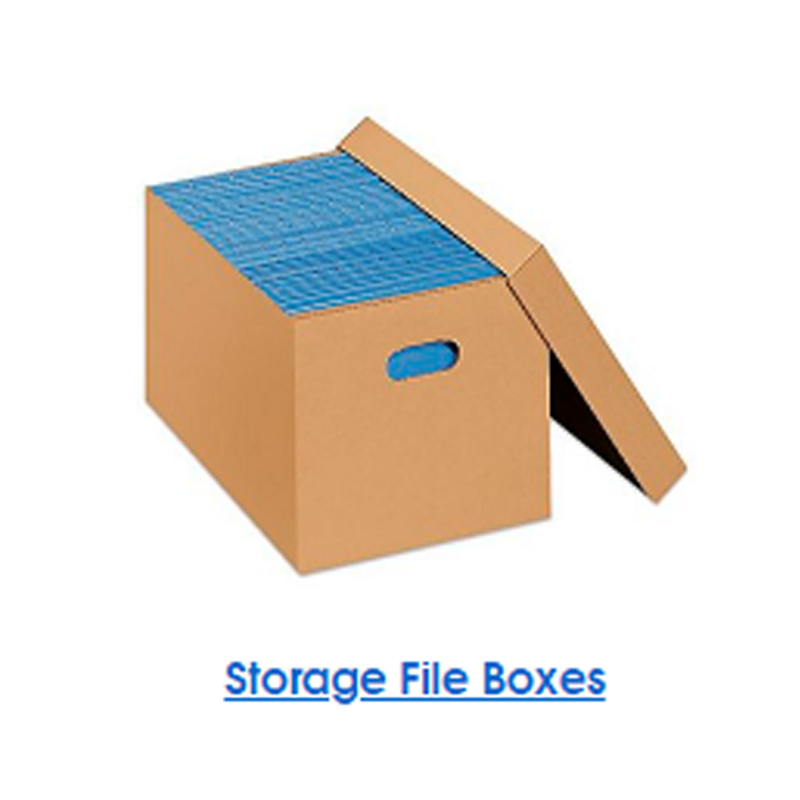 STORAGE FILE BOXES