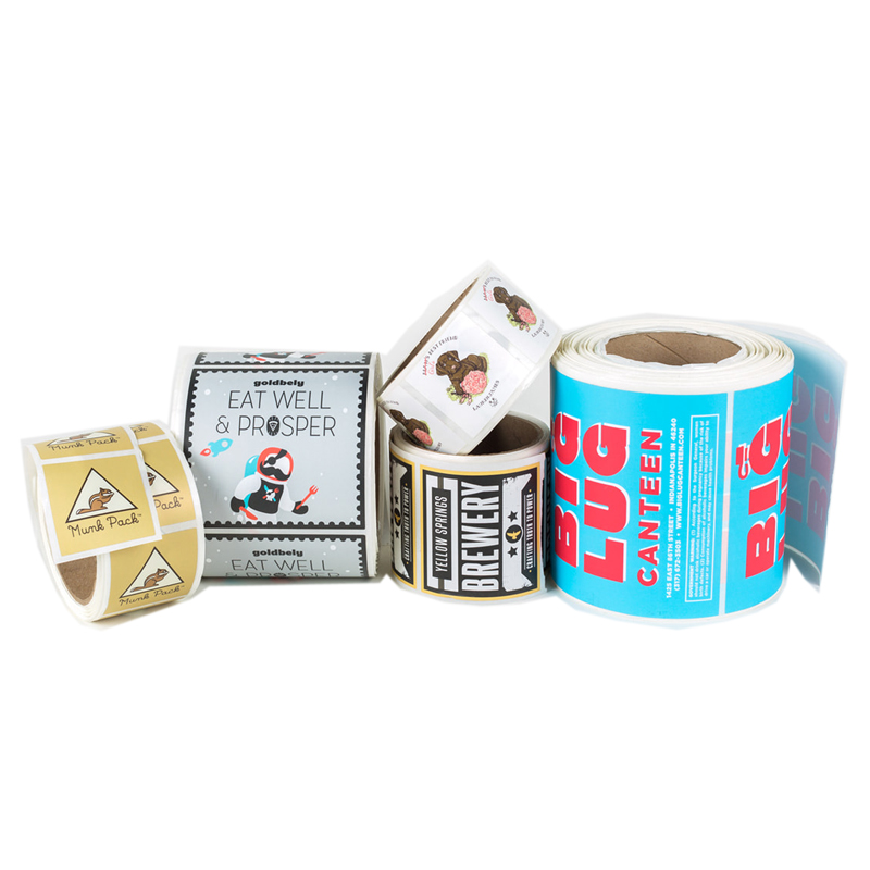Square roll labels