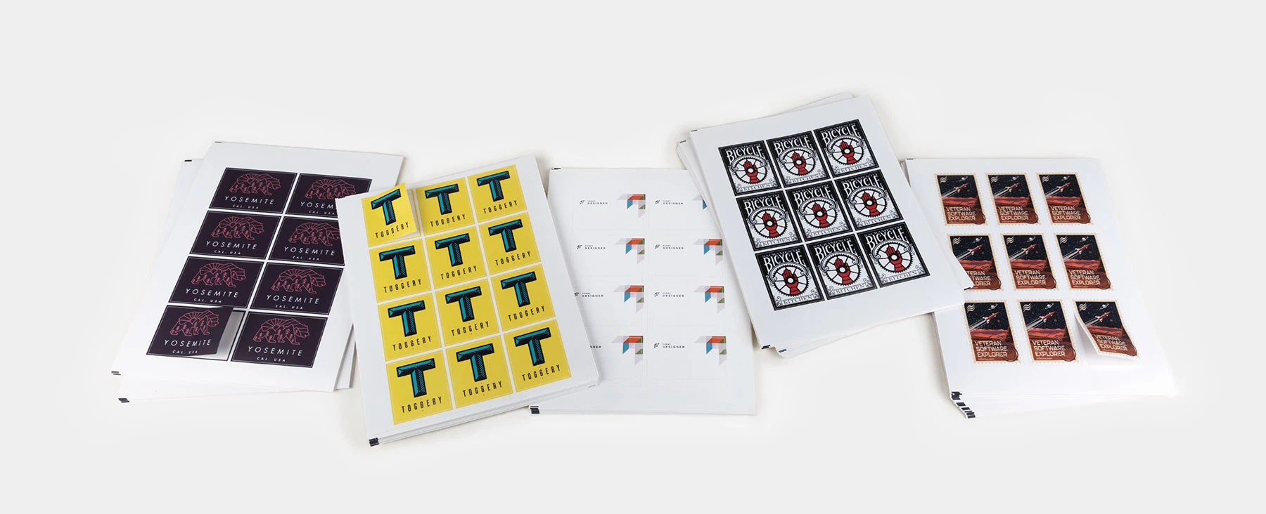 rectangle roll labels