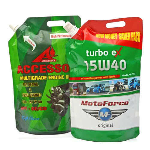 Lube Oil Pouches
