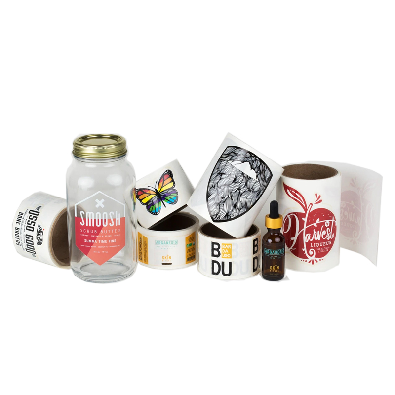 Clear roll labels